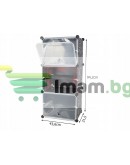 Модулен рафт етажерка за обувки 6 реда